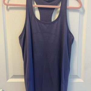 Lululemon Swiftly Tech 2.0  Tank  Hip Length Indigo Blue